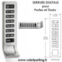 SERRURE DIGICODE POUR PUPITRE VOITURIER