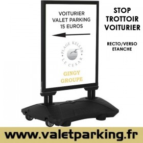 STOP TROTTOIR POUR VOITURIER