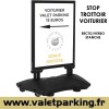 STOP TROTTOIR POUR VOITURIER 