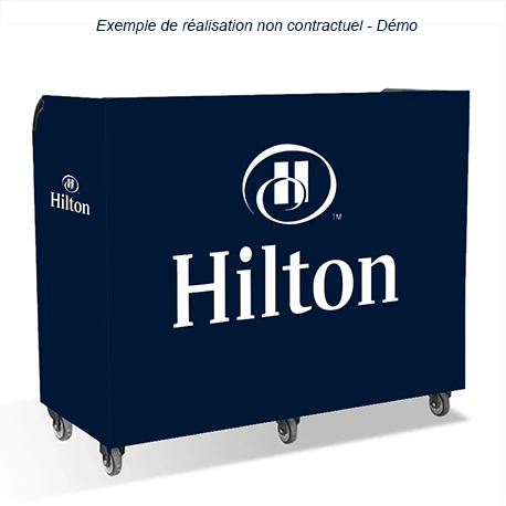 pupitre voiturier démo Hilton hotel