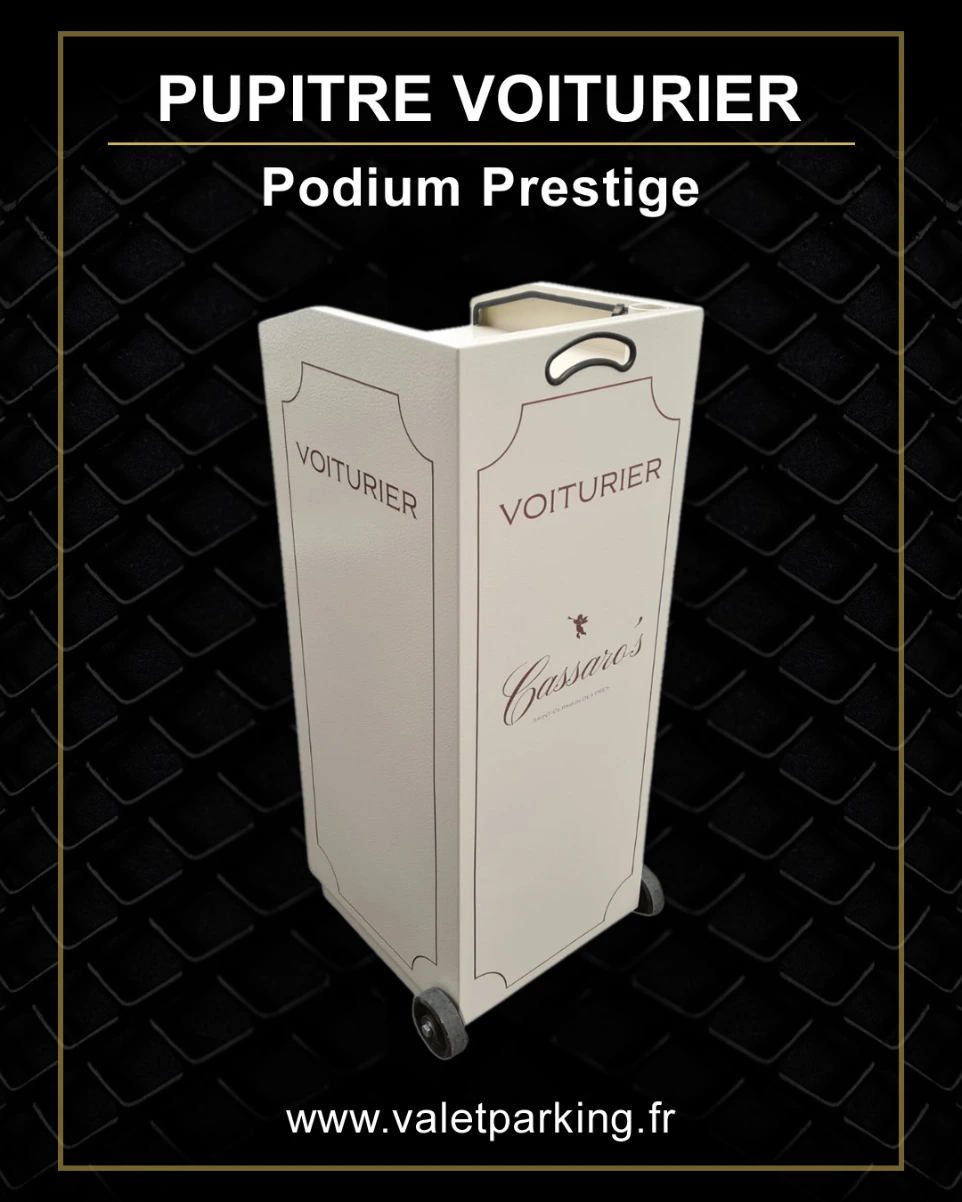 Pupitre voiturier premium 100 clés noir palace 5 étoiles