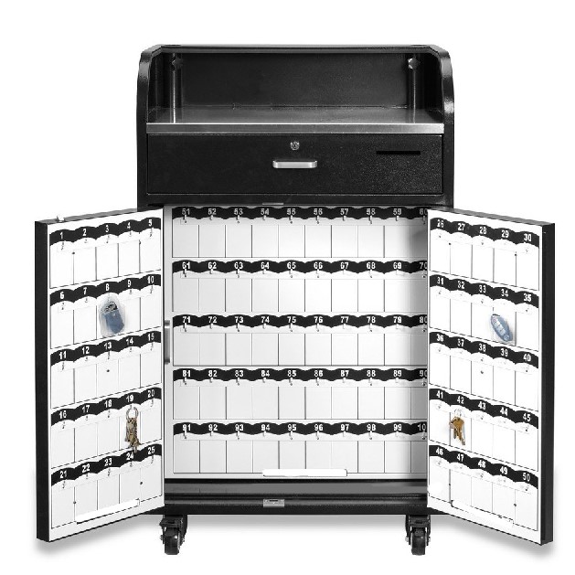 [ROYAL-H150] ULTIMATE 150 KEYS VALET STAND WITH UMBRELLA IN FULL BRANDING :  2-Year Warranty Premium + VIP Support