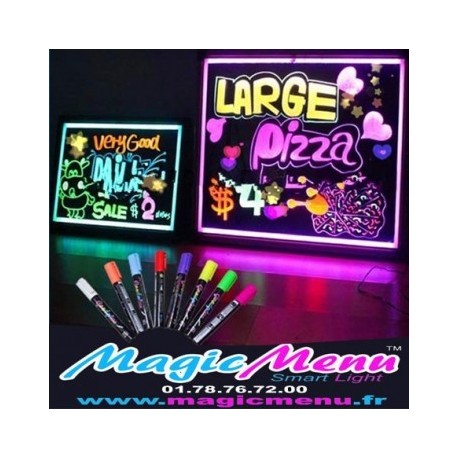 [TLED6040] TABLEAU LUMINEUX A LED 60x40 CM